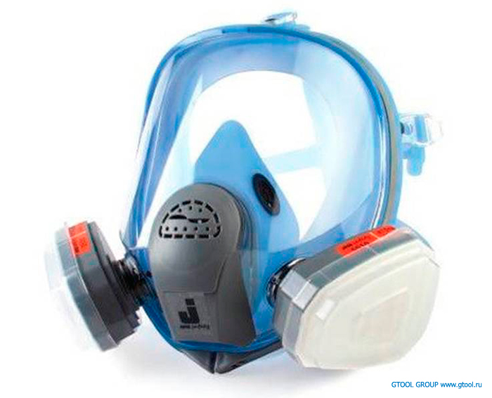 Полнолицевая маска с двойным фильтром Jeta Safety 5950