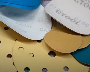 Как производятся круги Gtool на липучке. Станок для производства Velcro кругов.