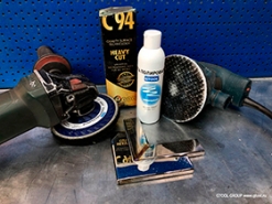 Полировка сварочного шва на плоскости, нержавейка