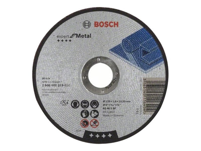 Отрезные круги Bosch Expert for Metall, прямой 125х1,6х22мм, 25шт ...