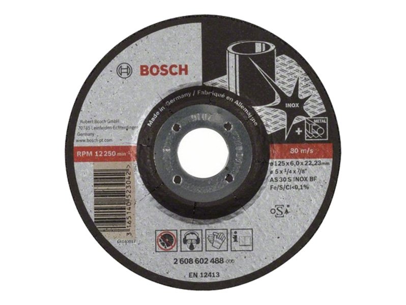 фото Обдирочный круг, выпуклый Bosch Expert for Inox d125мм, 10шт