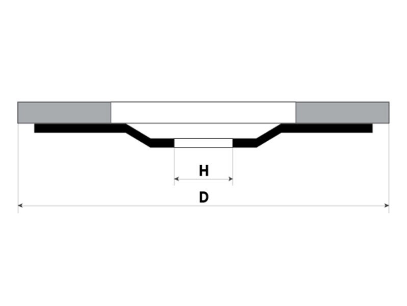 фотография Круги лепестковые торцевые фото Круг лепестковый керамический d125мм, зерно Р40
