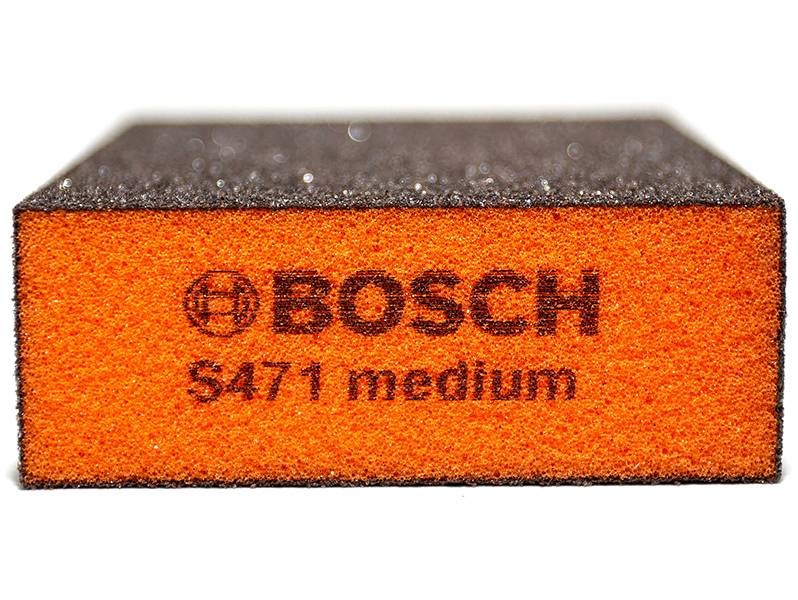 фото Шлифовальная губка Bosch 69x97x26мм, зернистость Medium (Р180-240)