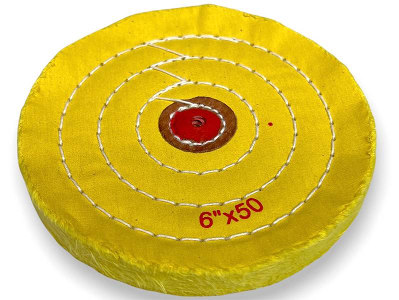 фото Муслиновый полировальный круг GTOOL d152*50*6мм, с пропиткой