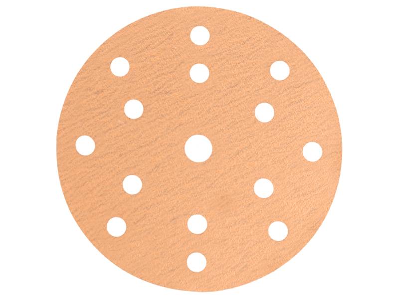 фото Шлифовальные круги d150, на липучке, зерно P60 (15 отверстий), уп-ка 10шт