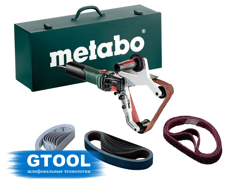 фото Metabo RBE 15-180 Set ленточная шлифовальная машина для труб с электроникой