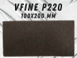 фото Шлифовальный лист GTOOL 100x200мм, зерно VFine (Р220)