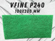 фото Шлифовальный лист GTOOL GREEN 100x200мм, зерно VFine (Р240)