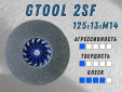 фото Доводочный шлифовальный круг GTOOL Scotch-Brite 2SF 125*13*М14