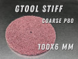 фото Шлифовальный круг GTOOL Stiff из нетканого полотна d100*6мм, зерно Coarse