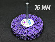 фото Зачистной круг GTOOL CD фиолетовый d75мм, с хвостовиком 6мм
