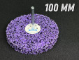 фото Зачистной круг GTOOL CD фиолетовый d100мм, с хвостовиком 6мм