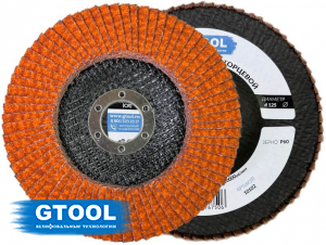 фото Круг лепестковый торцевой GTOOL TOP PLUS, зерно Р60