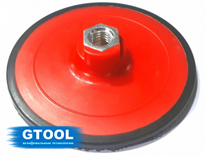 фото Опорная тарелка GTOOL d125*M14 (Velcro) для нетканых материалов