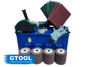 фото Набор GTOOL для сатинирования с щеточной машиной
