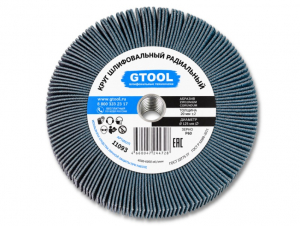 фото Круг шлифовальный радиальный GTOOL ZK 125xМ14 Р60