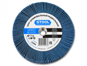 фото Круг шлифовальный радиальный GTOOL ZK 125xМ14 Р80