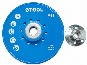фото Опорная тарелка GTOOL под фибровый круг d125мм (М)