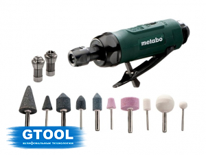 фото Пневматическая прямошлифовальная машина Metabo DG 25 Set