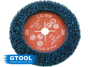 фото Круг Scotch-Brite CG-DB S XCS, голубой, 180х22мм